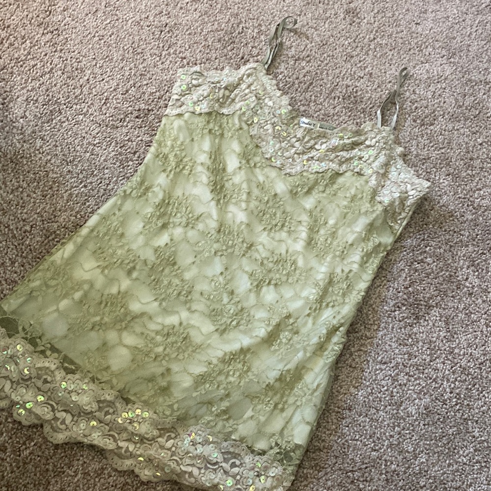 Whimsgoth fairy sequin y2k cami